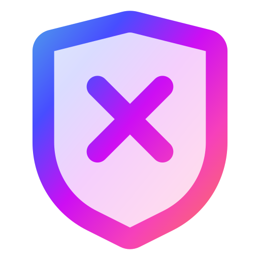 escudo cruzado Generic gradient lineal-color Ícone