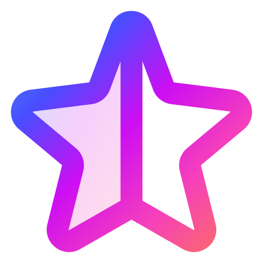 星 Generic gradient lineal-color icon