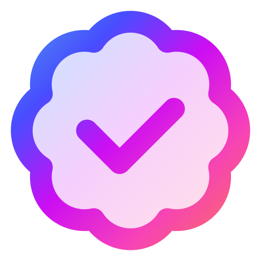 geverifieerd Generic gradient lineal-color icoon