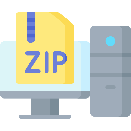 Zip Special Flat icon