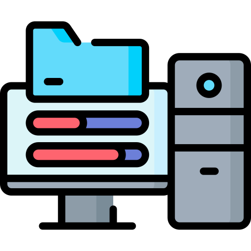 Data storage Special Lineal color icon