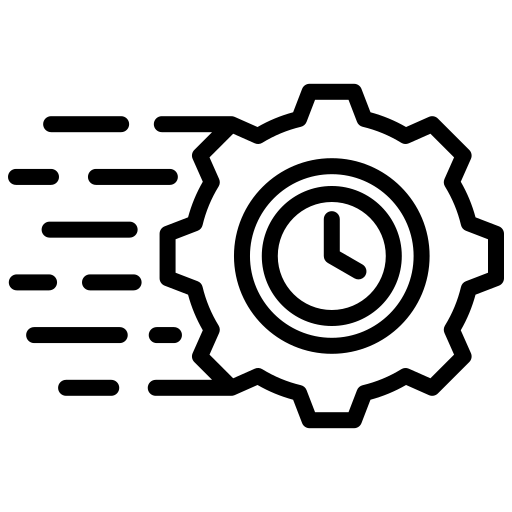 ちょうどいいタイミングで Generic black outline icon