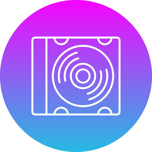 컴팩트 디스크 Generic gradient fill icon