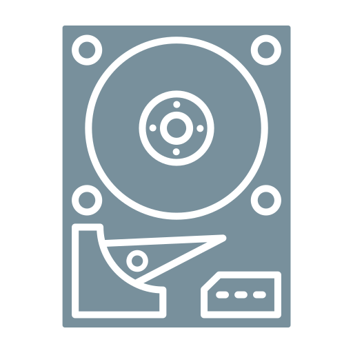disque dur Generic color fill Icône