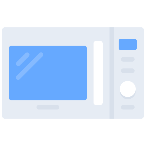Microwave Coloring Flat icon