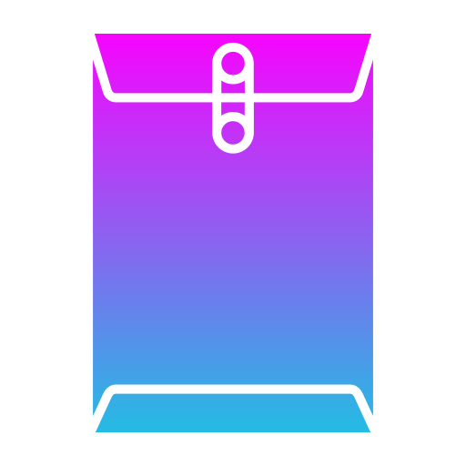 봉투 Generic gradient fill icon