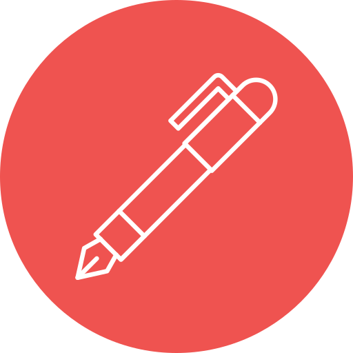 Ink pen Generic color fill icon