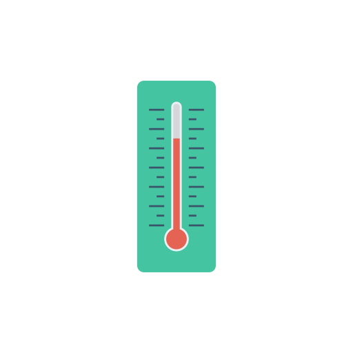 temperatura Dinosoft Flat ikona