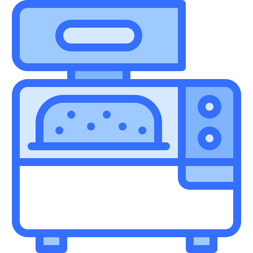 máquina para hacer pan Coloring Blue icono