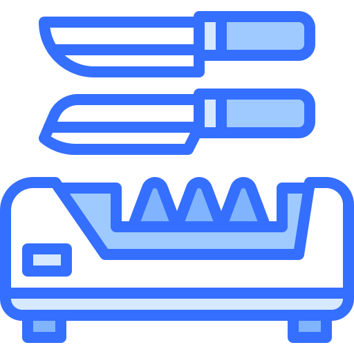 Sharpener Coloring Blue icon