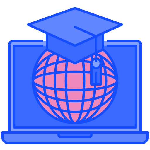 Online education Generic color outline icon