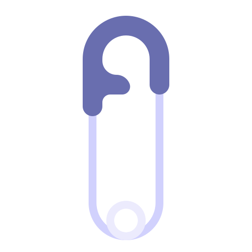 Safety pin Good Ware Flat icon