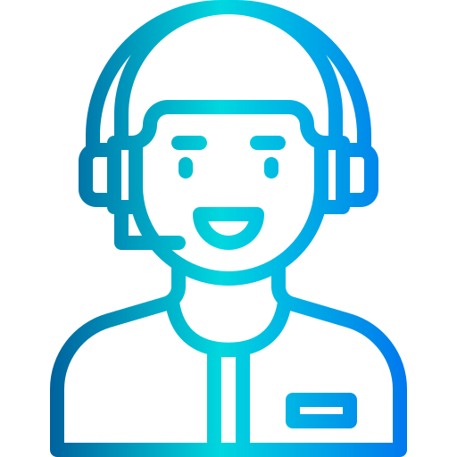 Call center xnimrodx Lineal Gradient icon