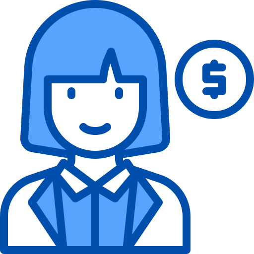 금융 설계사 xnimrodx Blue icon