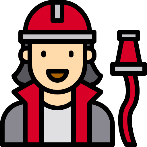 Firefighter xnimrodx Lineal Color icon