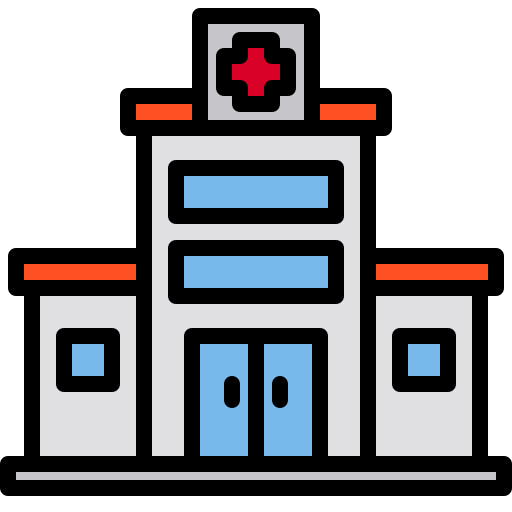 hospital xnimrodx Lineal Color icono