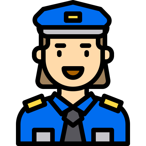 Полиция xnimrodx Lineal Color иконка