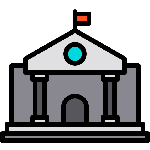 City hall xnimrodx Lineal Color icon