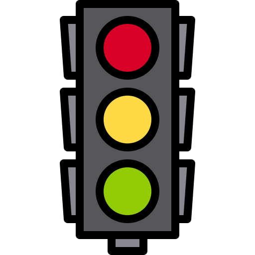 semáforo xnimrodx Lineal Color icono