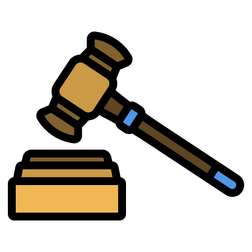 Gavel Generic color outline icon