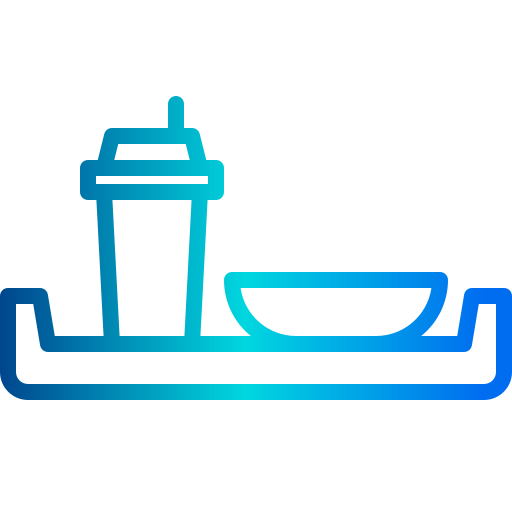 Serving dish xnimrodx Lineal Gradient icon