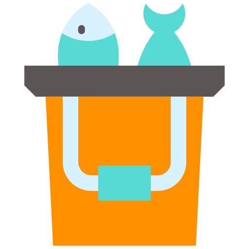 Bucket Good Ware Flat icon