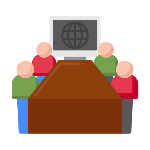 Video conference Flaticons Flat icon