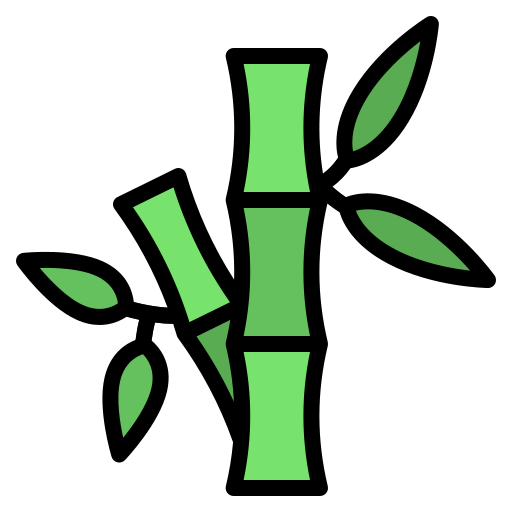 bambú Generic color outline icono