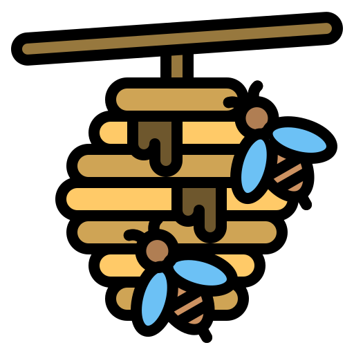 Beehive Generic color outline icon