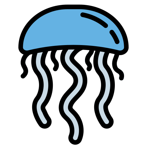 Jellyfish Generic color outline icon