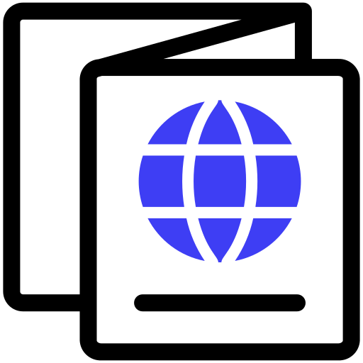 パスポート Generic color lineal-color icon