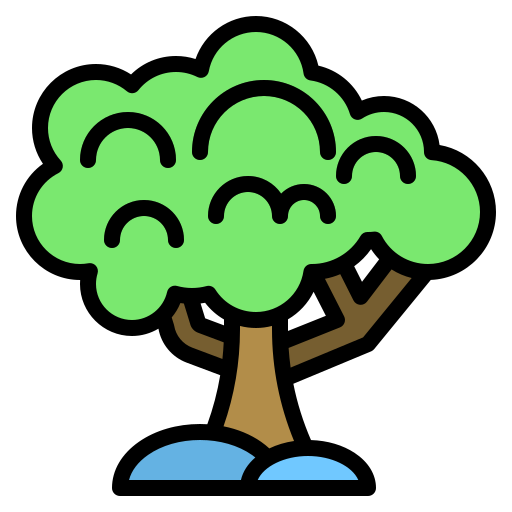 Tree Generic color outline icon