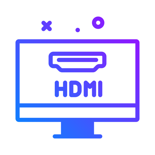 hdmi Generic gradient outline icon