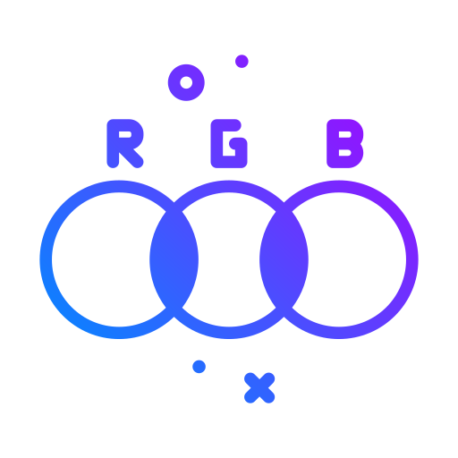 rgb Generic gradient outline Ícone