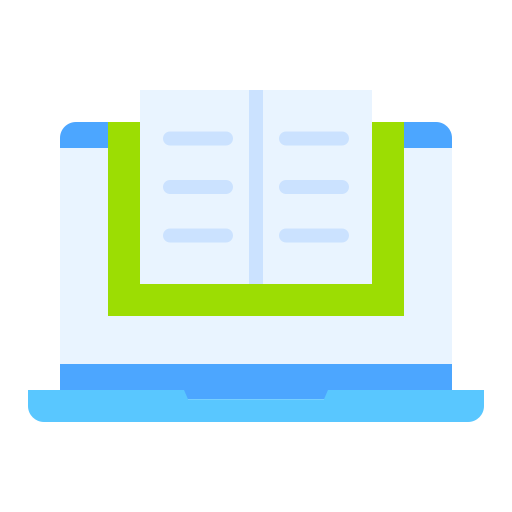 E learning Good Ware Flat icon