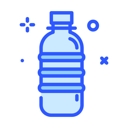 botella de plástico Darius Dan Blue icono