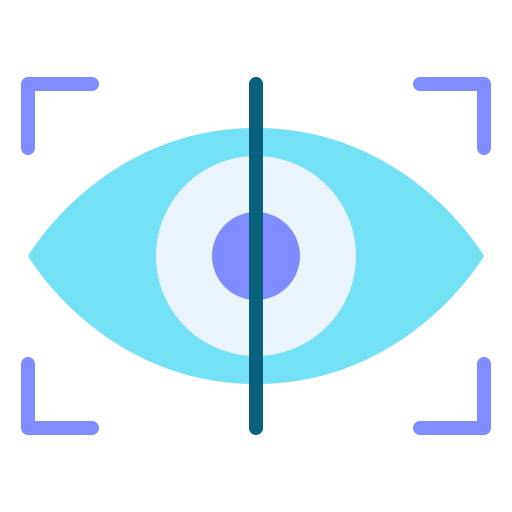 escáner de retina Good Ware Flat icono