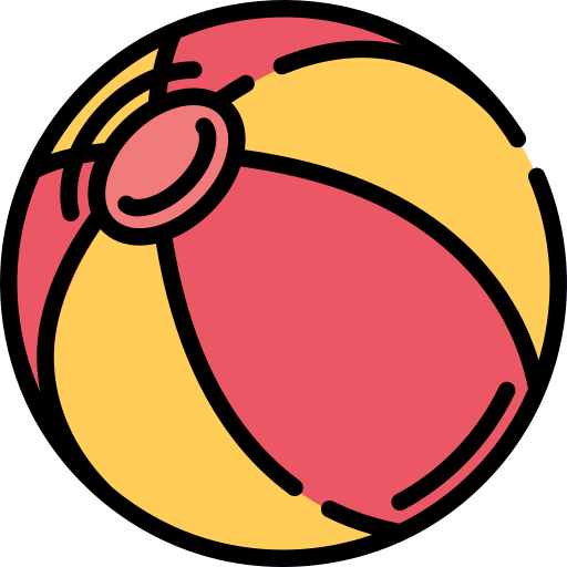 Beach ball Generic color lineal-color icon