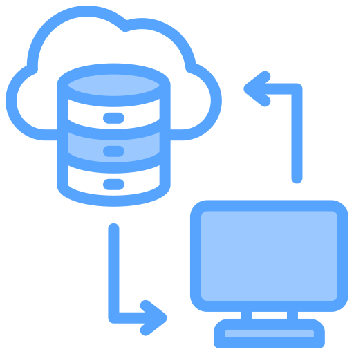 Data transfer Generic color lineal-color icon