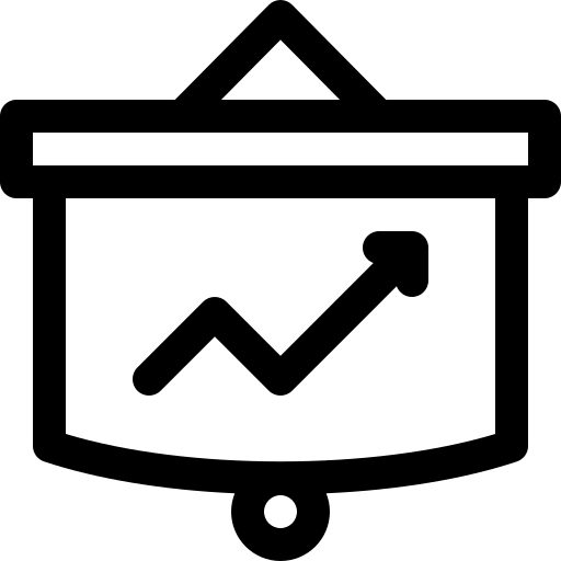 wzrost Basic Rounded Lineal ikona