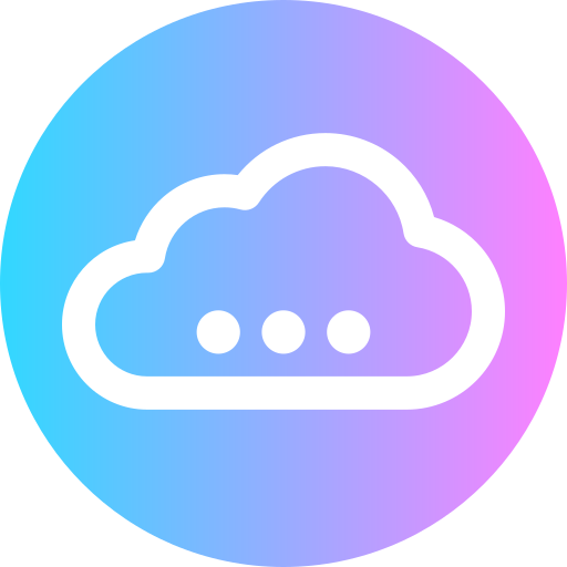 cloud computing Super Basic Rounded Circular icon