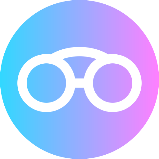 lornetka Super Basic Rounded Circular ikona