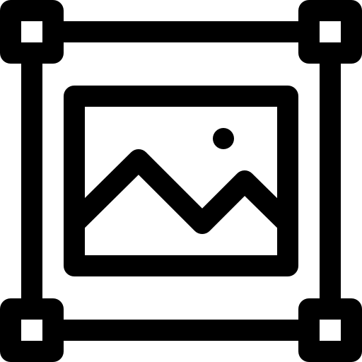 크기 조정 Basic Rounded Lineal icon