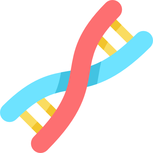ДНК Kawaii Flat иконка