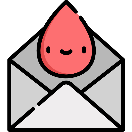 envelop Kawaii Lineal color icoon