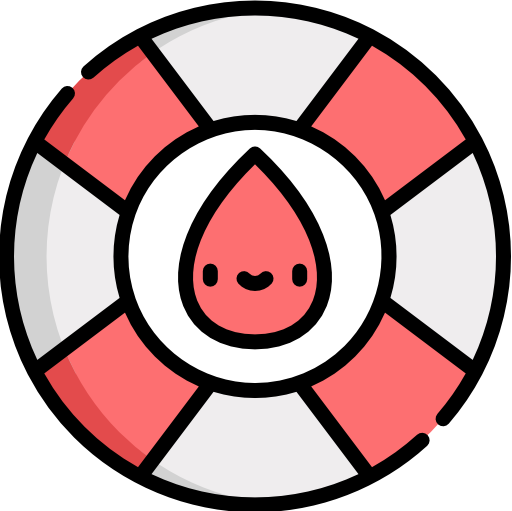 Lifesaver Kawaii Lineal color icon