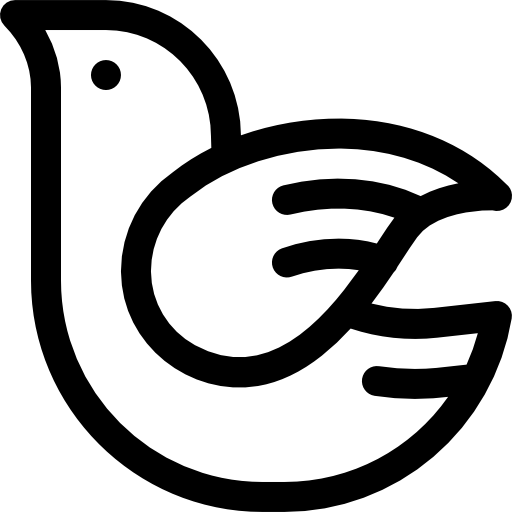 gołąb Basic Rounded Lineal ikona