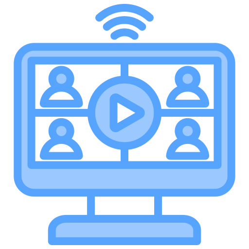 Video conference Generic color lineal-color icon