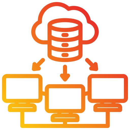 cloud-datenbank Generic gradient outline icon