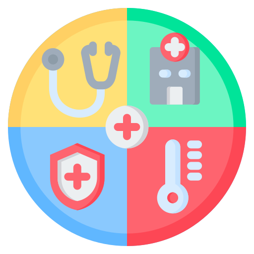 gezondheid-app Generic color fill icoon